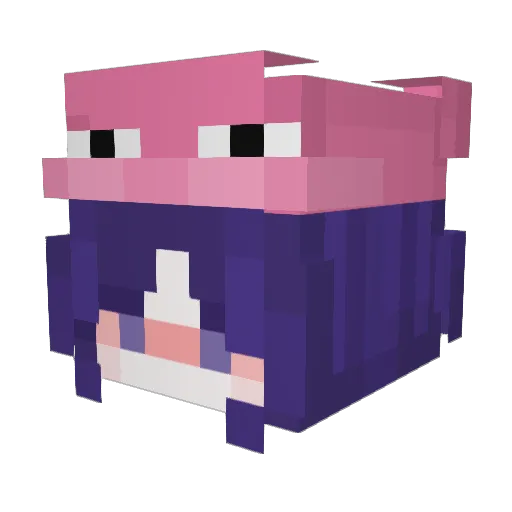 stark17736 Minecraft avatar head, 3D render