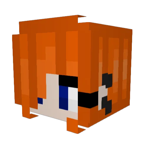 starkiller81 Minecraft avatar head, 3D render