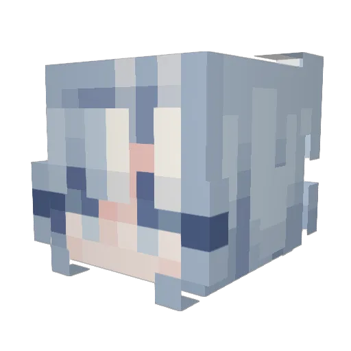 starkisttt Minecraft avatar head, 3D render