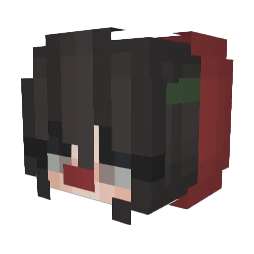 starlaver Minecraft avatar head, 3D render