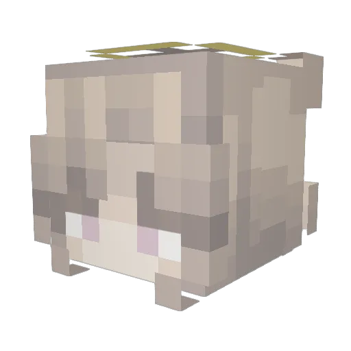 starlovesyou Minecraft avatar head, 3D render