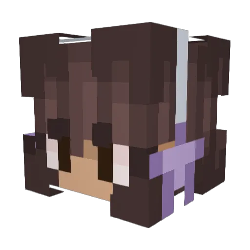 starlvjy Minecraft avatar head, 3D render