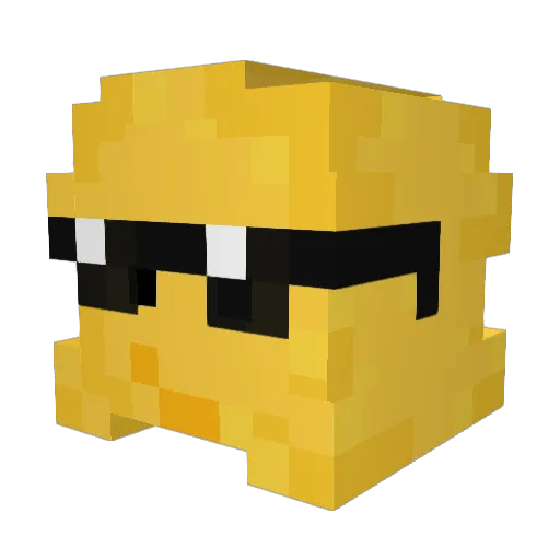 starmads Minecraft avatar head, 3D render
