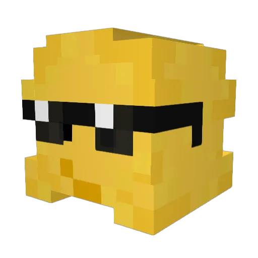 starmads Minecraft avatar head, 3D render