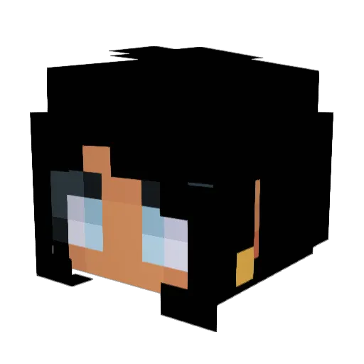 starmmie Minecraft avatar head, 3D render