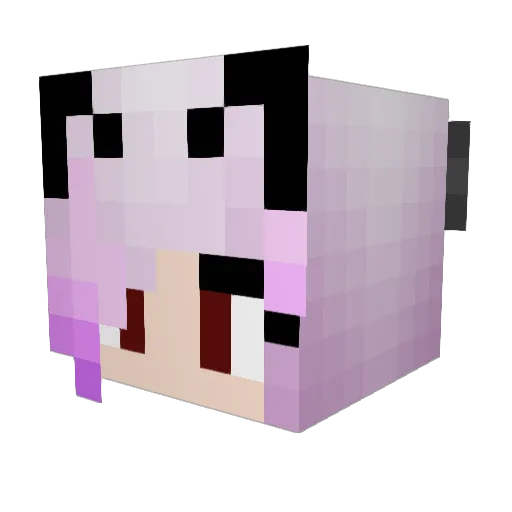 starmoon96 Minecraft avatar head, 3D render
