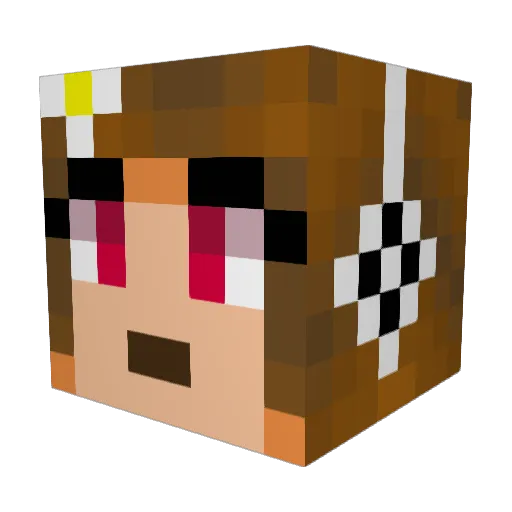 starmumble Minecraft avatar head, 3D render