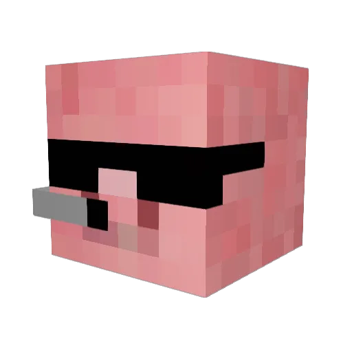 starofcctv Minecraft avatar head, 3D render