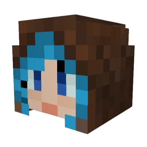 starolyne Minecraft avatar head, 3D render
