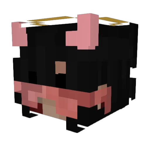 starplvtinum Minecraft avatar head, 3D render