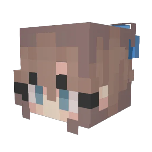 starpower11 Minecraft avatar head, 3D render