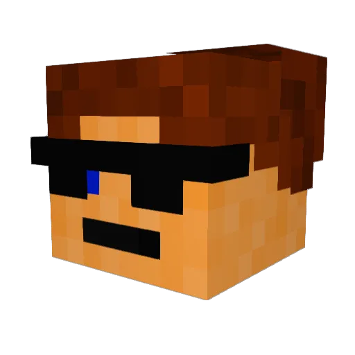 starring94 Minecraft avatar head, 3D render