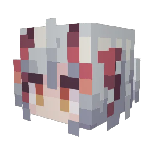 starriver0321 Minecraft avatar head, 3D render