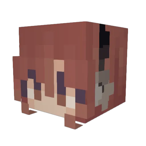 starrsickk Minecraft avatar head, 3D render