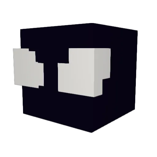 starruh_01 Minecraft avatar head, 3D render