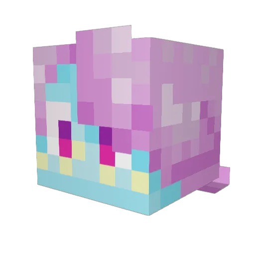 starryappl3 Minecraft avatar head, 3D render