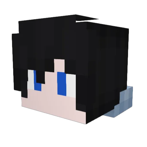 starryhorizon Minecraft avatar head, 3D render