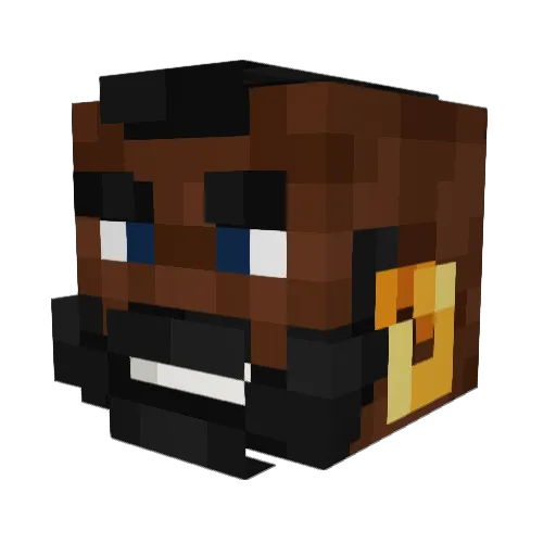 starryuwu Minecraft avatar head, 3D render