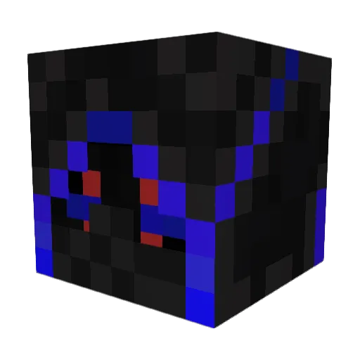 stars_killer Minecraft avatar head, 3D render