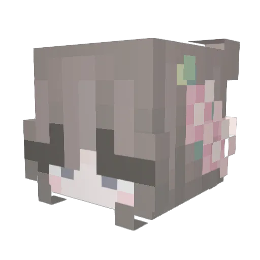 starsandstories Minecraft avatar head, 3D render