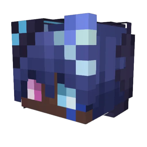 starsjoy Minecraft avatar head, 3D render