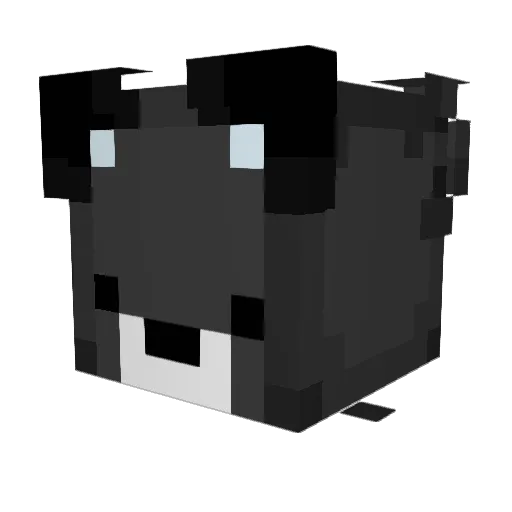 starslex Minecraft avatar head, 3D render