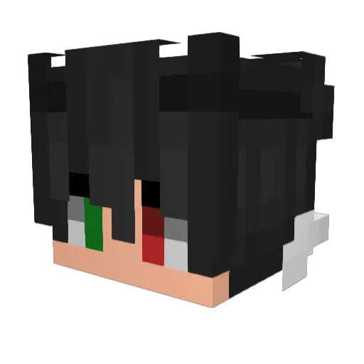 starstar22 Minecraft avatar head, 3D render