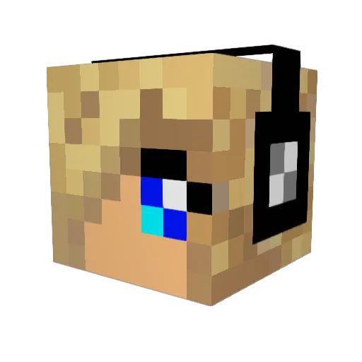 starstruckk99 Minecraft avatar head, 3D render