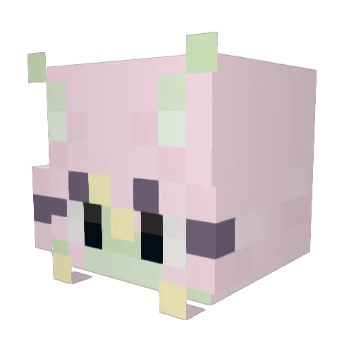starstrucx Minecraft avatar head, 3D render