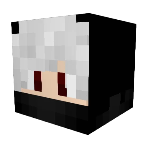 startKILL Minecraft avatar head, 3D render