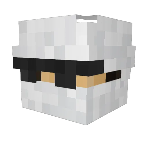 start_anew Minecraft avatar head, 3D render