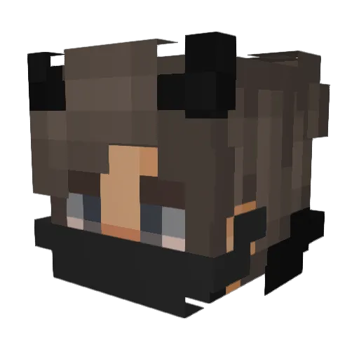 starwarrior_06 Minecraft avatar head, 3D render