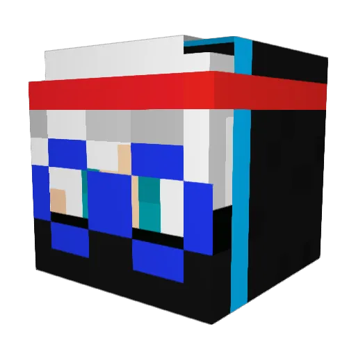 starwars45ninja Minecraft avatar head, 3D render