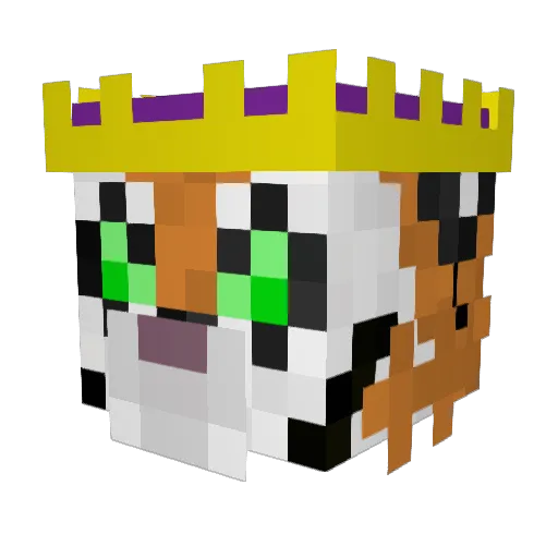 starwolfyz Minecraft avatar head, 3D render