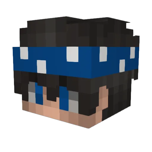 starychop Minecraft avatar head, 3D render
