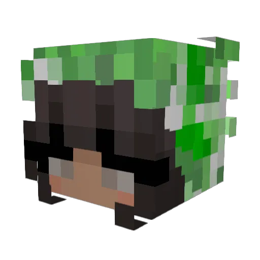starzxx Minecraft avatar head, 3D render