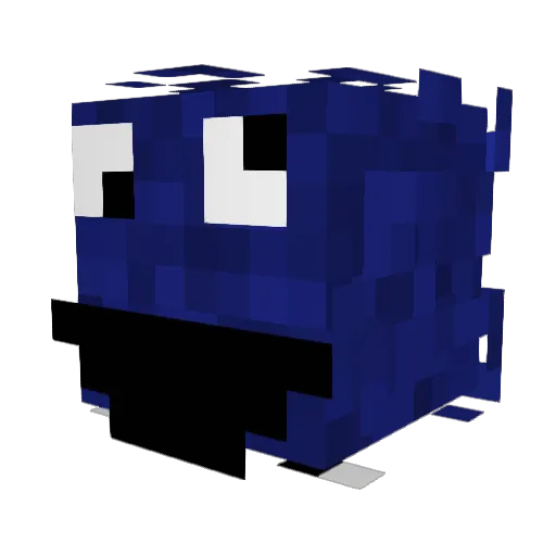 stash_o Minecraft avatar head, 3D render