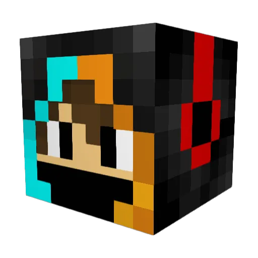 stashthecat03 Minecraft avatar head, 3D render