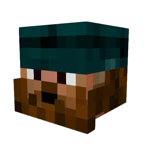 stasiowa Minecraft avatar head, 3D render