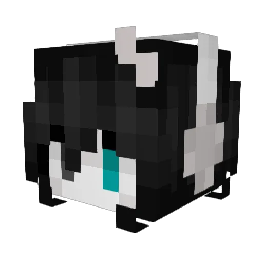 statsboosting Minecraft avatar head, 3D render
