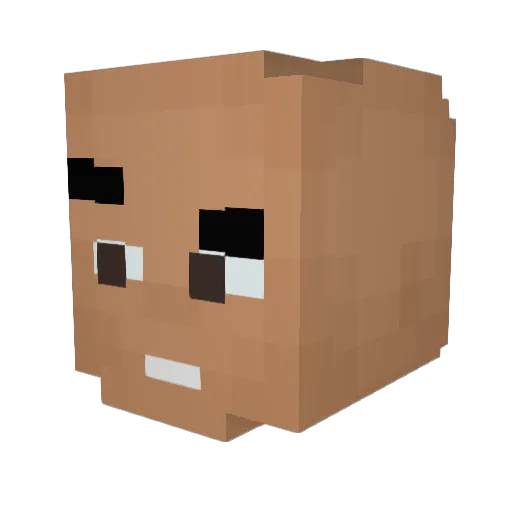 statsumi974 Minecraft avatar head, 3D render