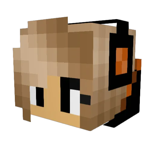 stavius2 Minecraft avatar head, 3D render