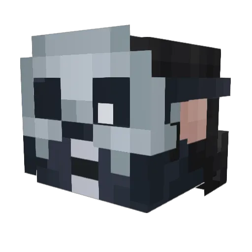 stawbeby Minecraft avatar head, 3D render