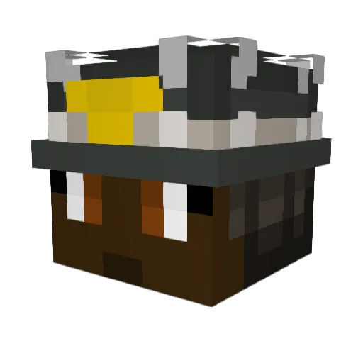 stayhb Minecraft avatar head, 3D render