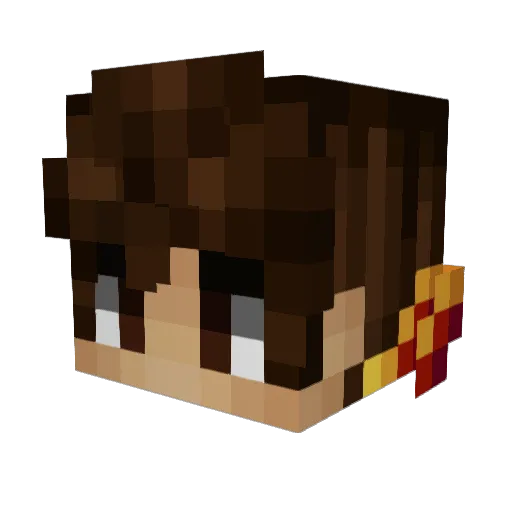 stayhere70 Minecraft avatar head, 3D render