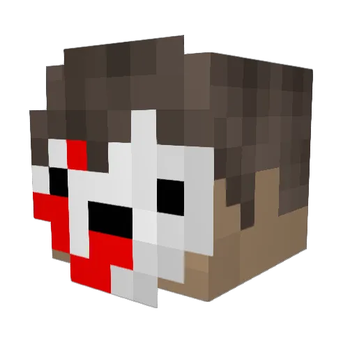 stckvictor Minecraft avatar head, 3D render