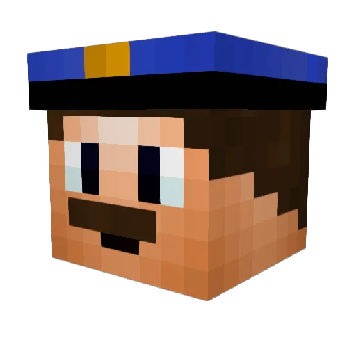 stcobb Minecraft avatar head, 3D render