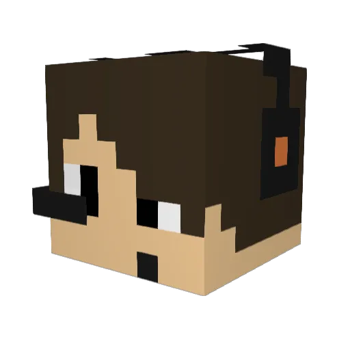 stcullen Minecraft avatar head, 3D render