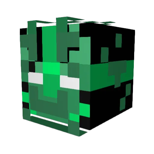 stcwarrior Minecraft avatar head, 3D render