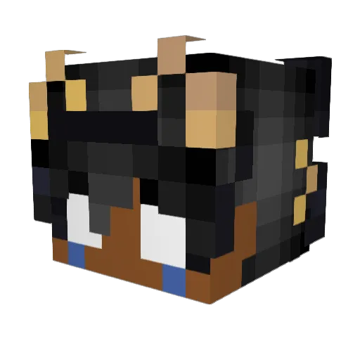stdcor Minecraft avatar head, 3D render